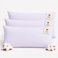 NEXGEN Luxus Baumwollkissen Kopfkissen Hotelkissen Schlafkissen Hotelqualität, Made in Germany, Füllung: Premium-Microfaser, Bezug: Baumwolle, Seitenschläfer, Bauchschläfer, Rückenschläfer, Spar-Set, Hergestellt in Deutschland, Deluxe Komfort