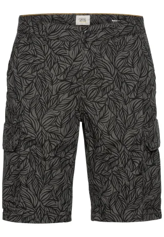 camel active - Cargo Shorts mit Allover-Print shadow grey