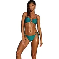 LIPSY Bandeau-Bikini-Top Lipsy Bandeau-Bikinioberteil mit Kunstharzbesatz (1-St)