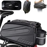 Forrlite Fahrradtasche, Gepäckträgertasche, Fahrradtasche für Gepäckträger (100% Wasserdicht & Reflektierend, mit Tragegriff und Schultergurt, Gefertigt für Langlebigkeit)