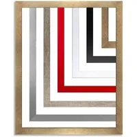 myposterframe Einzelrahmen Rahmen Maia, (1 Stück), 21x29,7 cm DIN A4, Vintage Gold, MDF