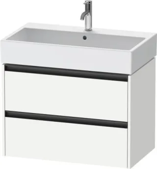 Duravit Ketho.2 Waschtischunterbau wandhängend Weiß Matt 784x460x549 mm - K25277018180000 K25277018180000
