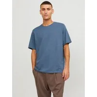 Jack & Jones Rundhalsshirt JJEPAULOS TEE SS CREW NECK NOOS Baumwollmischung, regular fit