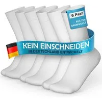 MEDOLY Gesundheitssocken Socken ohne Gummibund, 75% Baumwolle (6 Paar) ohne störende Naht, ohne Bund
