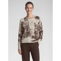 Rabe Strickpullover mit All-Over Print