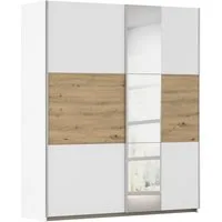 OTTO home Kleiderschrank Mehrzweckschrank Aktenschrank Möbel Mietswohnung TOPSELLER ASTANA (3 Ausstattungen BASIC/CLASSIC/PREMIUM (inkl. SOFT-CLOSE-FUNKTION) mit 3 Spiegelelementen, Metallgriffleisten alufarbig MADE IN GERMANY