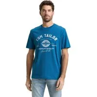 TOM TAILOR T-Shirt mit großem Logofrontprint