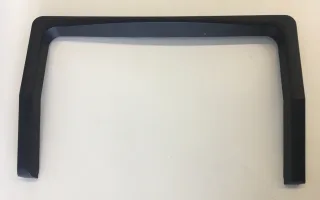 ELMAG Gehäuse-Front-Rahmen schwarz schwarz - 9505265