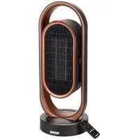 Keramik-Heizlüfter 3D schwarz/kupfer, 1.800 Watt