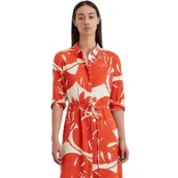 Marc O'Polo Druckkleid aus fließendem Viskose-Twill