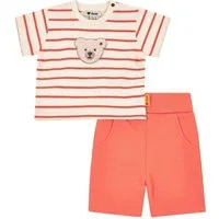 Steiff Strampler Set Shorts + T-Shirt kurzarm