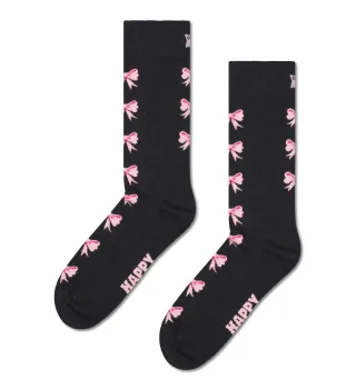 happy socks - Bow Sock Schwarz - Gr. - 38