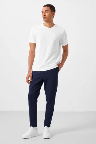 Herren Gerade-Schnitt Gabardine Chinos