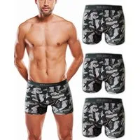 USA Griffin Boxershorts Herren Unterhosen (SET, 3er Pack) Stretchmaterial