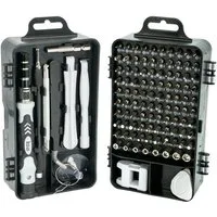 Intirilife Multitool, (115 St), 115-teiliges Set Präzision Werkzeug Schraubendreher Set