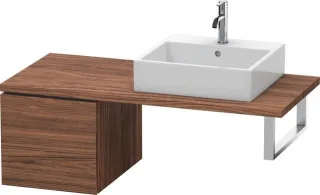 Duravit L-Cube Unterschrank für Konsole Nussbaum dunkel Matt 420x547x400 mm - LC583102121 LC583102121