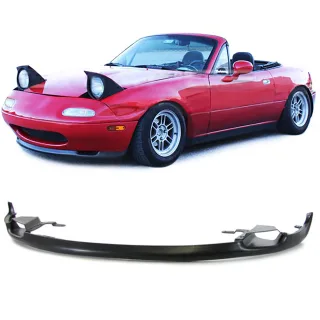 Frontspoiler Performance Spoiler Lippe Schwarz Matt für Mazda MX5 NA 89-98