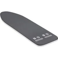 Leifheit Ersatz-Bügelbrettbezug Bügeltischbezug Thermo Reflect S/M Black, Zwei-Seiten-Bügeleffekt, 125x40cm, 3mm Molton-Komfortpolsterung