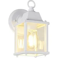TRIO Leuchten Außen-Wandleuchte MIRANDE, Hauswand Leuchte Laterne mit Glasschirm, exkl 1x E27 max 40W, Leuchtmittel wechselbar, warmweiß - kaltweiß, IP23, Outdoor Wandlampe für wechselbare Leuchtmittel Höhe 23cm