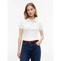 Tommy Hilfiger Poloshirt GOLD BUTTON REG S/S POLO Baumwolle