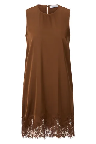 Rich & Royal - Dress Satin Lace hazel - Gr. - 38
