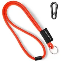 WEBBOMB Schlüsselanhänger Lanyard Tubular Schlüsselband mit Karabiner + Schlüsselring keychain