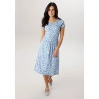 Aniston SELECTED Jerseykleid mit gerafftem Bund in der Taille