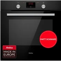 Amica Einbaubackofen ABE 9431 SM, mit Teleskopauszug nachrüstbar, Steam Clean, Viel Platz, sichere Tür und einfache Reinigung für entspanntes Backen