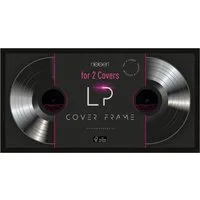 nielsen Bilderrahmen Vinyl- Schallplattenrahmen Holz, (1 St)