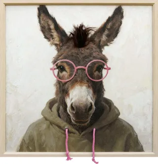 Leinwandbild SMARTER DONKEY