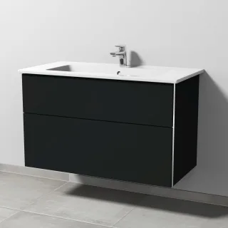 Sanipa 3way Keramik-Set Keramik-Waschtisch und Unterbau (BP324) BP3241V