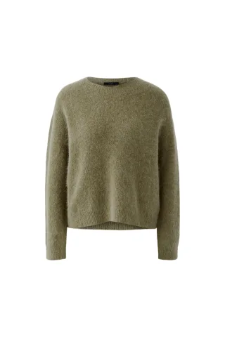 Oui - Pullover green garden - Gr. - 40