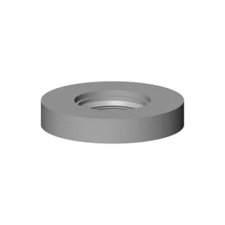 Dornbracht Rosette für Standventil Ersatzteile 092789005 D. 45 x 8 mm Weiß matt 092789005-10