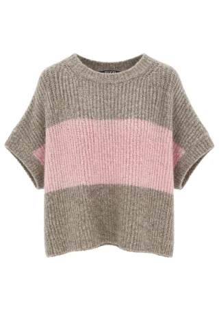 tuzzi - Pulli STAY WARM & COZY rippbündchen pale rose/light cashmere - Gr. - 36