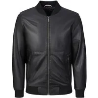 bugatti Lederjacke Saragossa Herren Bomberjacke, Freizeitjacke, Blazer, Pufferjacke, Übergangsjacke