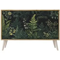 SPACEREBELS Kommode Sideboard Komodenschrank Möbel für Wohnzimmer Flur Esszimmer, mit 2 Türen oder mit 3 Türen