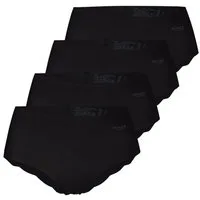 sloggi Panty Zero Microfibre saumlose Abschlüsse, Wellenkante, kein Abzeichnen, im 4er Pack