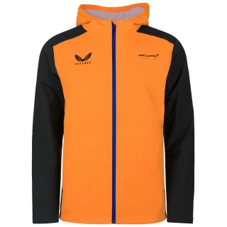 Castore x McLaren Formel-Team Herren Orange Wasserabweisende Jacke