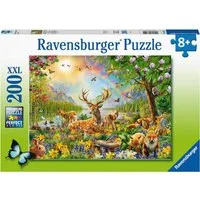 Ravensburger Puzzle Anmutige Hirschfamilie, 200 Puzzleteile, Made in Germany