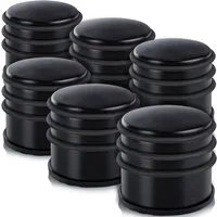 Goods+Gadgets Türstopper DIMONO Türstopper Edelstahl – Türhalter mit Gummiring 4er Set (6 St)
