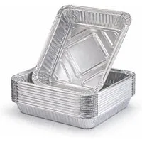 TK Gruppe Tropfschale 20x Aluminiumschale – Fettauffangschale & Tropfschale für Grill, für für Elektro- und Gasgrills, (20er Set), Bis zu 600°C erhitzbar