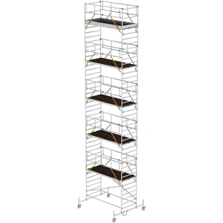 Munk Rollgerüst SG 1,35 x 3,0 m mit Fahrbalken und Doppel-Plattform - 175137