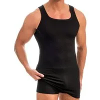 HERMKO Unterhemd 16027 Baumwolle/Modal, Tank Top, Achselhemd, breitere Träger