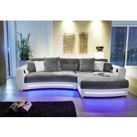 Jockenhöfer Gruppe Ecksofa Laredo L-Form, B: 322 cm, Heimkino für die ganze Familie, mit RGB-LED-Beleuchtung, Soundsystem & Zierkissen