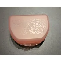 TUPPERWARE Lunchbox Tupperware Valentins Snacky Herz Brotdose rosa