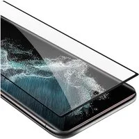 Cadorabo Schutzfolie für Samsung Galaxy S22 ULTRA Schutzfolie, (1-St), Vollbild Schutzglas Panzer Folie (Tempered) Display Schutzfolie