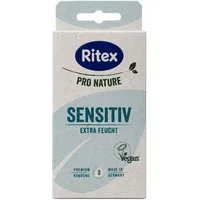 Ritex Kondome RITEX PRO NATURE SENSITIV vegan Kondome 8 Stück