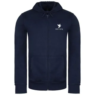 Devote London Pacey Herren Navy/White Track Jacke
