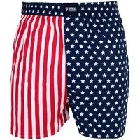 HAPPY SHORTS Boxershorts Happy Shorts Boxer Boxershorts Shorts Webboxer "USA - Flag" (1-St)