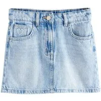Next Jeansrock Denim-Rock mit Herz-Tasche (1-tlg)